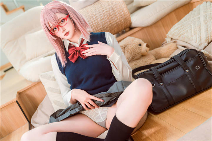 Natsuko夏夏子 NO.104 — 2.5次元的诱惑-天乃莉莉纱校服[25P-104.1M]